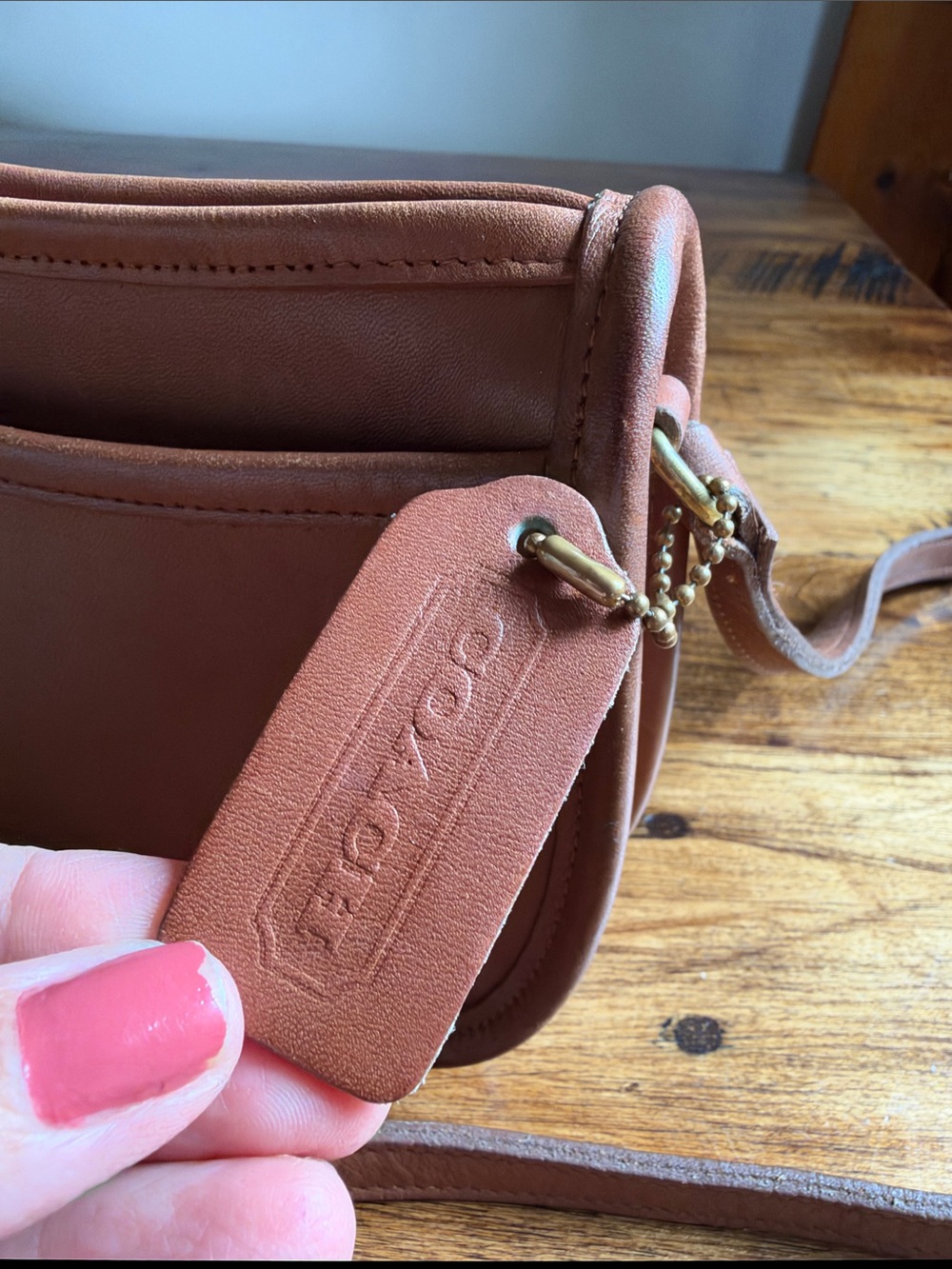 Coach Vintage Wendie Crossbody Bag 9031 in Saddle Excellent Condition - Picture 3 of 12